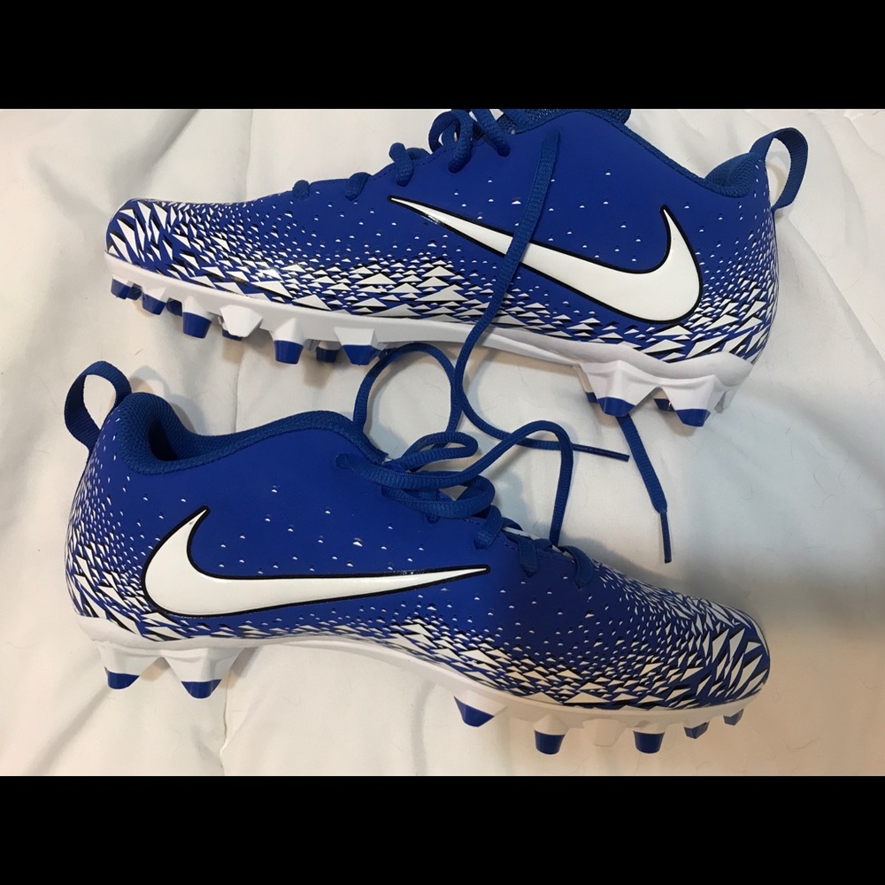 Blue Nike Football Cleats